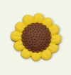 APLIQUE JUNINO FLOR DE GIRASSOL - 2 UNIDADES