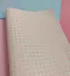 LONITA JUNINA COURO ECOLÓGICO XADREZ ROSA BEBE E BRANCO - PEÇA APX 25X35 CM