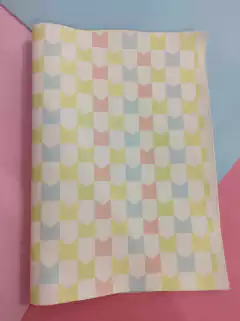 LONITA JUNINA COURO ECOLÓGICO BANDEIRINHAS CANDY - PEÇA APX 25X35 CM - comprar online