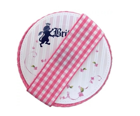 FITA XADREZ BRITANNIA N9 N5 N2 ROSA CHICLETE - 5 METROS