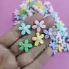MINI APLIQUE YAMA RESINA FLORZINHA TREVO - 10 UNIDADES