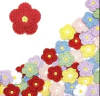 APLIQUE FLOR DE CROCHÊ PRINCESS 2,7CM SORTIDA - 5 UNIDADES