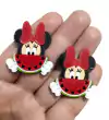 APLIQUE ACRÍLICO MINNIE MOUSE COM MELANCIA - 2 UNIDADES