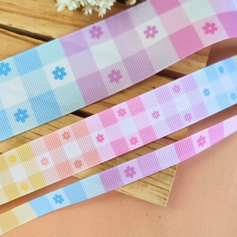 FITA YAMA XADREZ FLORAL N9 N5 N2 - METRO