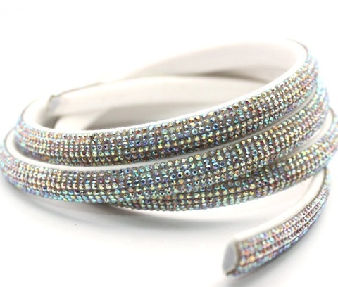 TUBO STRASS MEIA CANA FURTACOR 6MM - METRO