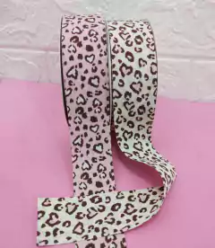 FITA IMPORTADA DUPLA FACE ANIMAL PRINT 38MM - METRO