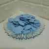 FOLHA PRENSADA TECIDO AZUL BEBE - PACOTE COM 20UNID