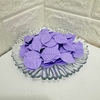 FOLHA PRENSADA TECIDO LILAS - PACOTE COM 20UNID