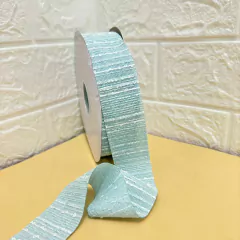 FITA TWEED COLORS COM PAETÊ AZUL BEBE - METRO