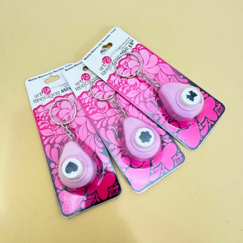 MINI FURADOR DE PAPEL TIPO CHAVEIRO - UNIDADE