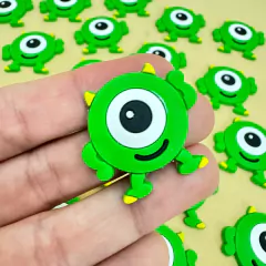 APLIQUE EMBORRACHADO MIKE WAZOWSKI MONSTROS S.A. - 2 UNIDADES