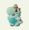 APLIQUE EMBORRACHADO BABY DINO VERDINHO - 2 UNIDADES