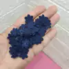 APLIQUE FLORZINHA PRENSADA AZUL MARINHO - 50 UNIDADES