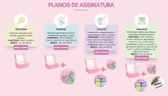 ASSINATURA DO CLUBE DA TERESA - PLANO EVOLUIR (BOX + CAIXINHA CRIATIVA + FITAS LISAS QUE COMBINAM) - Fitas da Teresa | Materiais para Laceiras - Apliques para Laços - Miçangas