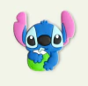 APLIQUE EMBORRACHADO STITCH COM COCO VERDE - 2 UNIDADES