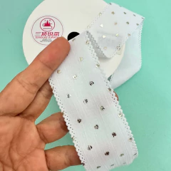Imagem do FITA SANDING TRABALHADA COM CORAÇÕES DOURADOS - METRO