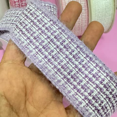 FITA TWEED PELINHOS NA BORDA - METRO - loja online