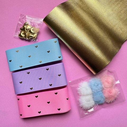 KIT CORAÇÃO DOURADO - MINI COLEÇÃO - comprar online