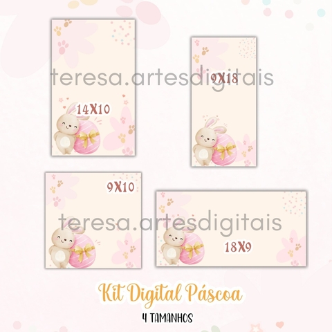 ARTES DIGITAIS PAPELETAS DOCE PÁSCOA - (PRODUTO DIGITAL) - comprar online