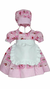 Vestido Infantil Luxo Confeiteira