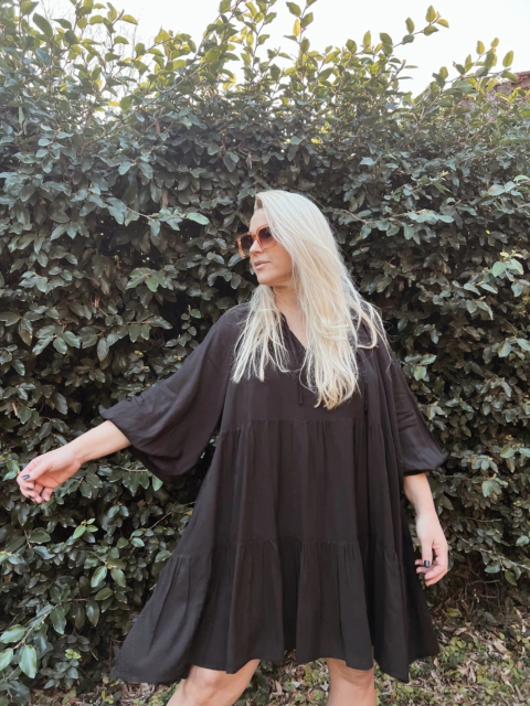 Vestido Frida Corto Negro