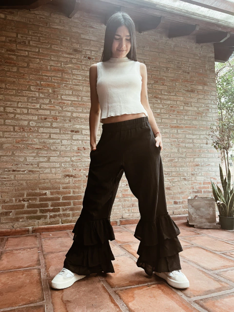 Pantalon Sarah Negro