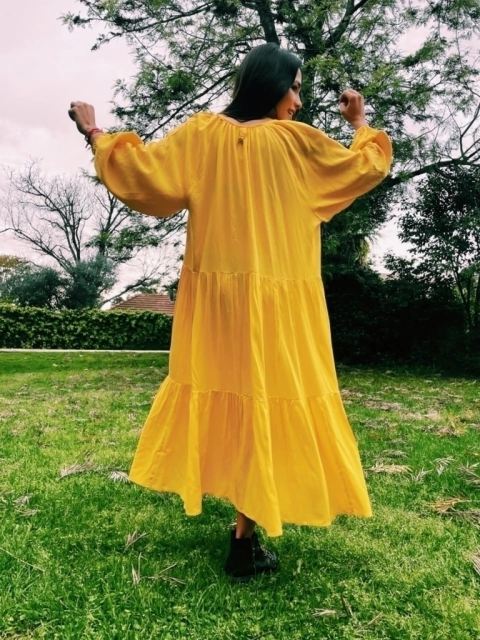 Maxi Vestido FRIDA Amarillo