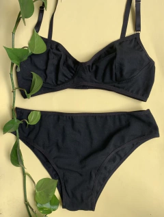 Sutiã Mariana Algodão Preto (algodão) - comprar online
