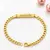 Pulseira Infantil Grumet Pitbull 3mm com Placa Personalizada - Banhado a Ouro 18k - comprar online