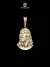 PINGENTE FACE DE CRISTO LATERAL COM OLHO ZIRCÔNIA - 6G - 2X2CM - BANHADO EM OURO 18K na internet