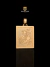 PINGENTE SÃO JORGE PLACA (MAIOR) - 17,5G - 4X5CM - BANHADO EM OURO 18K