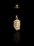 PINGENTE FACE DE JESUS CRISTO PERFIL 1 (MENOR) - 0,9G - 2X1CM - BANHADO EM OURO 18K