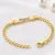 Pulseira Infantil Grumet Pitbull 3mm com Placa Personalizada - Banhado a Ouro 18k na internet