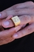 ANEL ORAÇÃO SÃO JORGE - 14G - BANHADO EM OURO 18K - comprar online