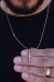 Imagem do CORRENTE VENEZIANA (0.7MM) & PINGENTE CRUZ TRADICIONAL (MINI) - BANHADO EM OURO 18K