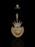 PINGENTE JESUS É O DONO DO LUGAR LOUROS CRAVEJADO (MENOR) - 10,8G - 3X4CM - BANHADO EM OURO 18K na internet