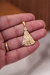 PINGENTE NOSSA SENHORA (PEQUENO) - 1,6G - 1,5X2CM - BANHADO EM OURO 18K
