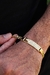 PULSEIRA GRUMET PITBULL (7MM) PLACA "LIVRAI-ME DO MAL AMÉM!" - 13G BANHADO EM OURO 18K na internet