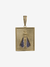 PINGENTE NOSSA SENHORA APARECIDA CRAVEJADO BRANCO - 16,7G - 3,5x4CM - BANHADO EM OURO18K - comprar online