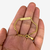 Imagem do PULSEIRA INFANTIL GRUMET PITBULL (3MM) COM PLACA PERSONALIZAVEL - 2G - BANHADO EM OURO 18K