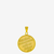 PINGENTE MEDALHA O SENHOR É MEU PASTOR (P) - 2G - 2x2CM - BANHADO A OURO 18K - comprar online