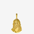 PINGENTE FACE DE CRISTO LATERAL COM OLHO ZIRCÔNIA - 6G - 2X2CM - BANHADO EM OURO 18K - comprar online