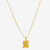CORRENTE VENEZIANA (0.7MM) & PINGENTE CRUZ PERGAMINHO 1 - BANHADO EM OURO 18K - comprar online