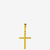 PINGENTE CRUZ PEQUENA DETALHADA E LISA - 0,7G - 1,5X2CM - BANHADO EM OURO 18K - comprar online