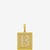 PINGENTE LETRA (PEQUENA) - 2X2,5CM - 5G - BANHADO EM OURO 18K - comprar online