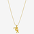 CORRENTE VENEZIANA (0.7MM) & PINGENTE EDUCAÇÃO FÍSICA - BANHADO EM OURO 18K - comprar online