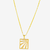 CORRENTE TIJOLINHO (1,5MM) & PINGENTE CRUZ NO HORIZONTE PLACA VAZADO - BANHADO EM OURO 18K - comprar online