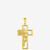 PINGENTE CRUZ FACE DE JESUS VAZADA 2 (M) - 2,5G - 2,2X3,5CM - BANHADA EM OURO 18K - comprar online