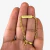 PULSEIRA INFANTIL GRUMET PITBULL (3MM) COM PLACA PERSONALIZAVEL - 2G - BANHADO EM OURO 18K