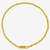PULSEIRA CADEADO (3MM) - 6,5G - BANHADO EM OURO 18K - comprar online